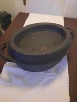 Bräter Cousances oval Gusseisen schwarz gebraucht