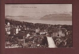 LAUSANNE - Panorama vers le Pont Bessières - 1918