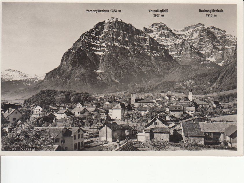 Cartoline postali: Netstal, ca. 1935 – Usato da Bürglen TG venduto da StampGraf