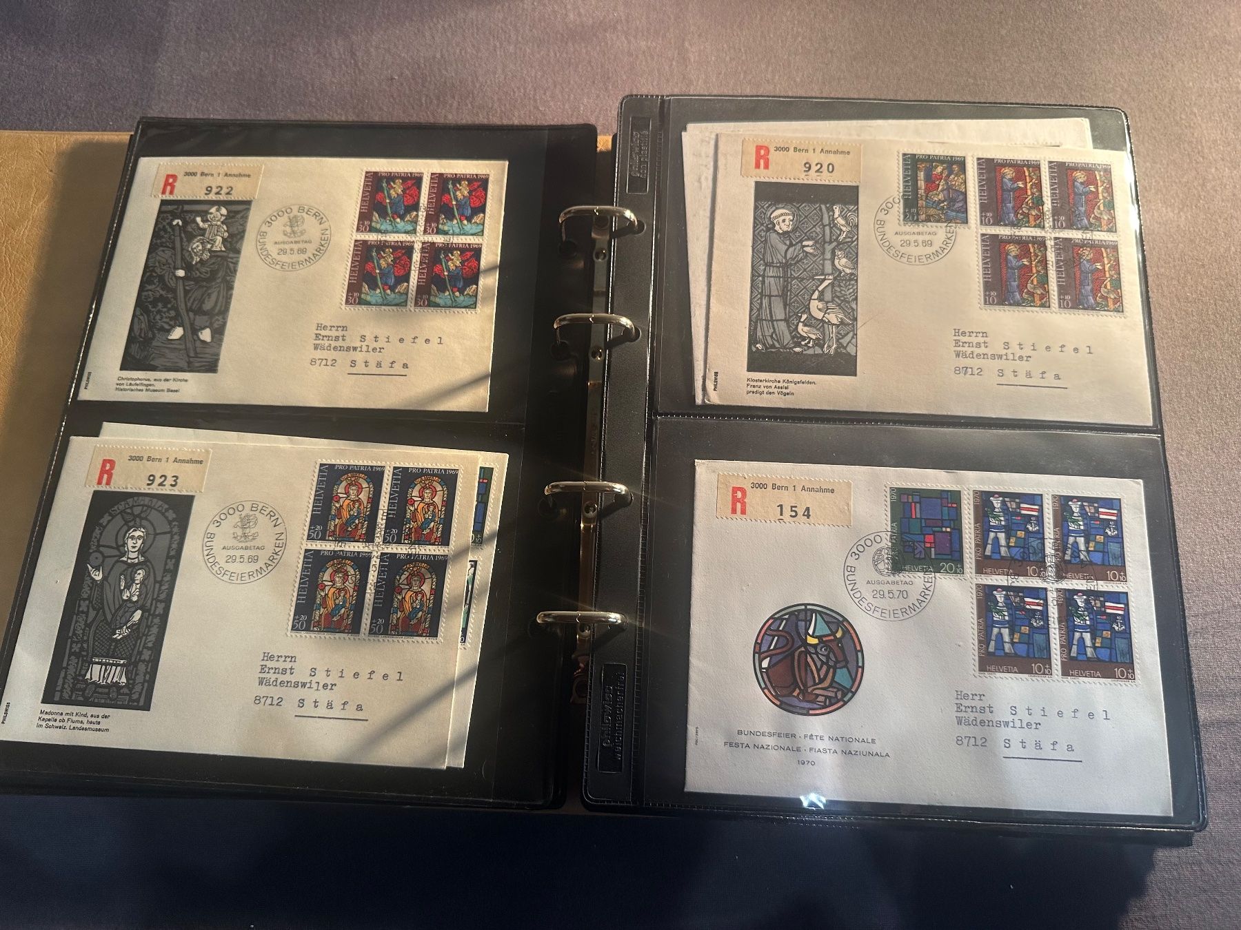 Tutti i francobolli: Sammlung Briefe, FDC usw. Schweiz – Usato da Stettfurt venduto da 2442 6