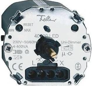 Feller Schalter: UP-Drehdimmer LED-Universal Einsatz Feller 4-200W/VA neu – Neu und originalverpackt aus Hinwil von Sinclar1 1