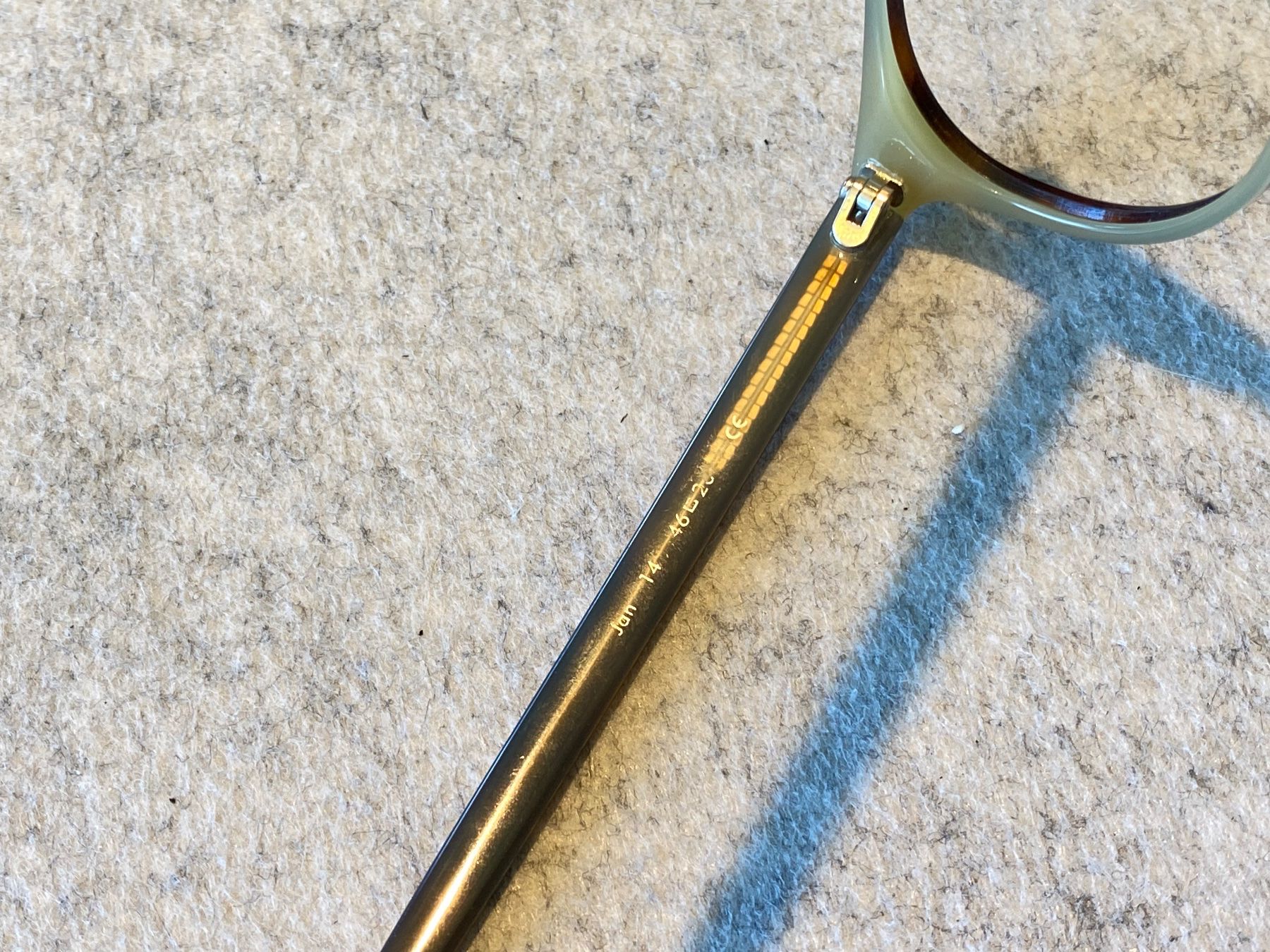 Brillen & Gläser: Hamburg Eyeware - Modell JAN - Braun, hell 46/19 – Gebraucht aus Herrliberg von Julianopie 9