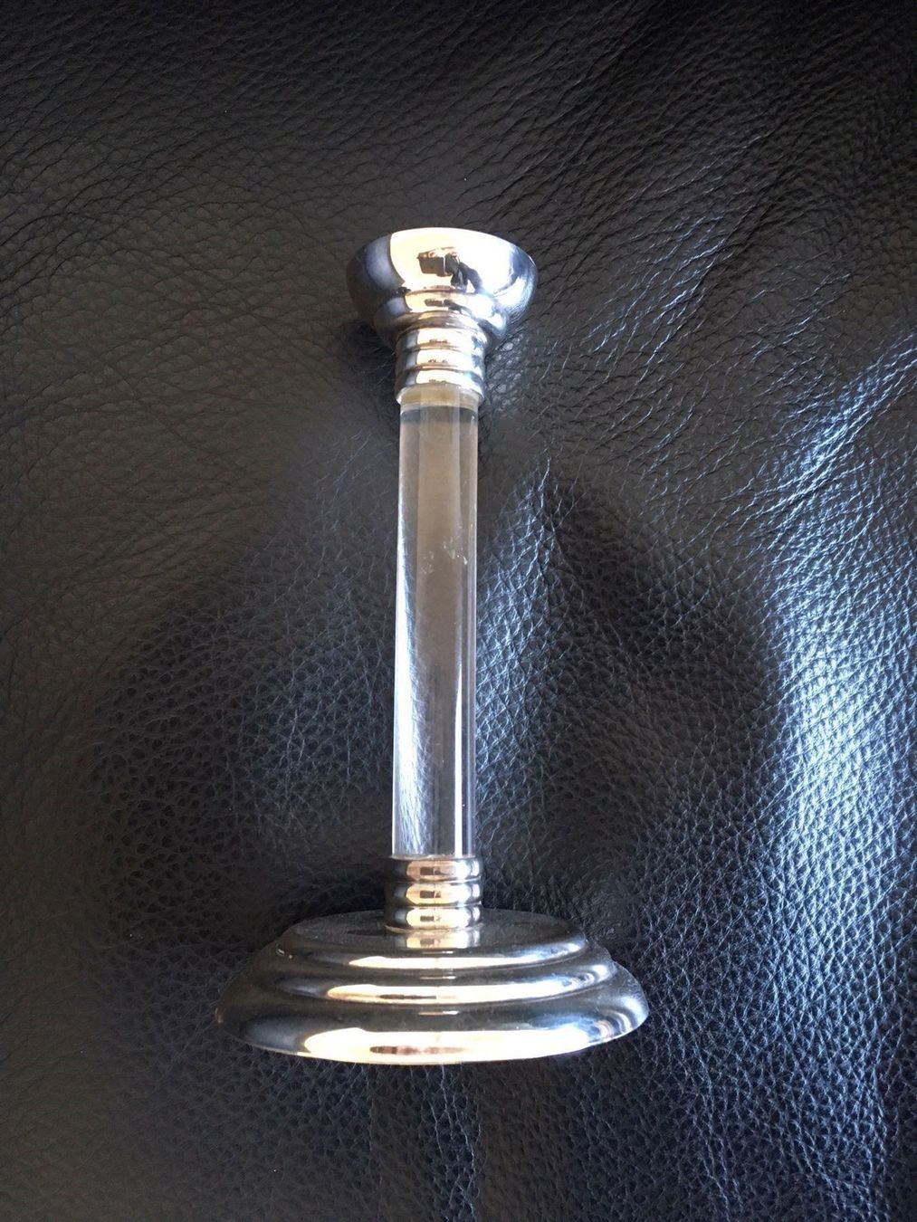 Portacandele: Versilberter Kerzenständer ca. 19 cm – Usato da Basel venduto da citystore