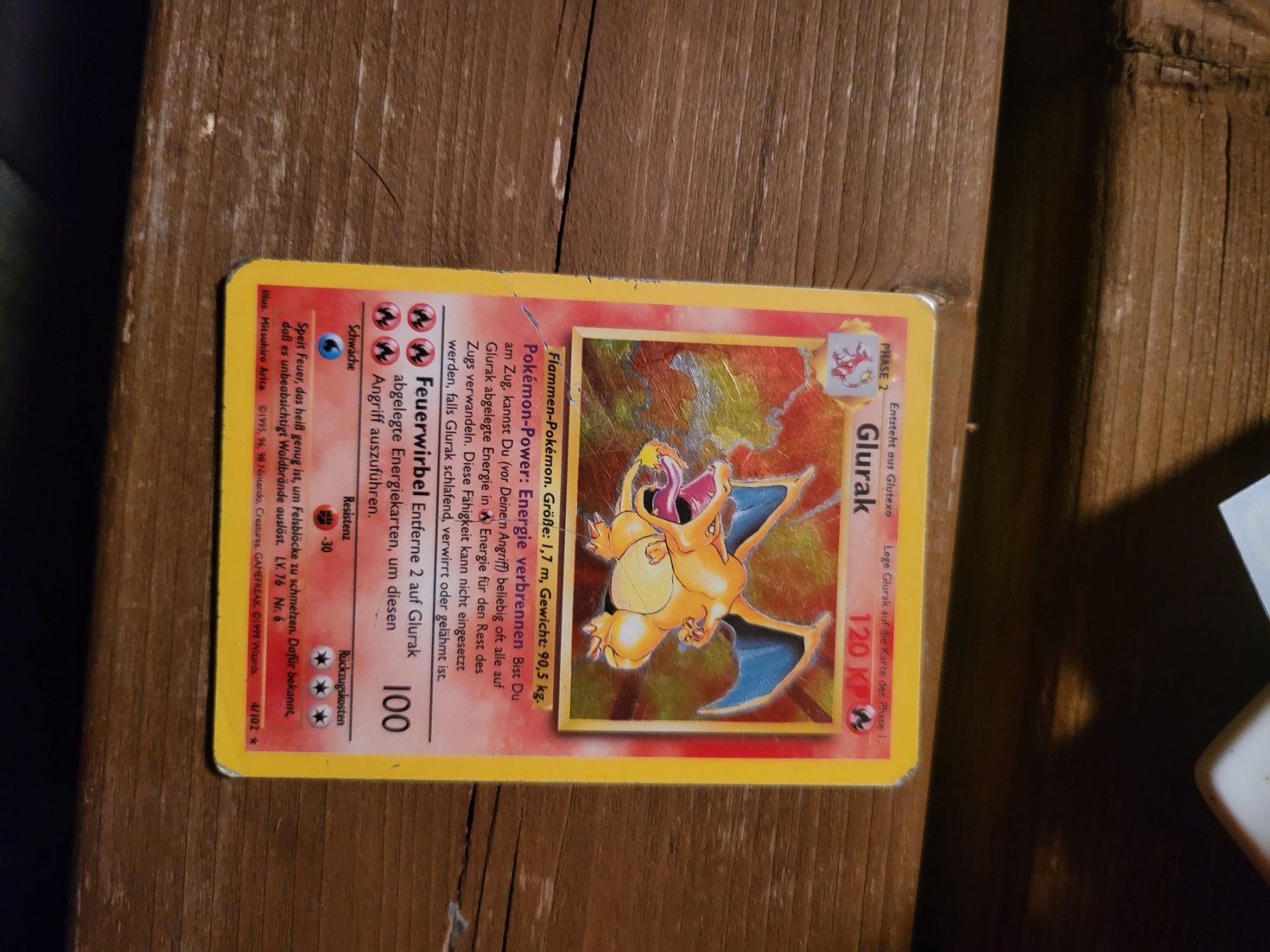 Pokémon Carte collezionabili: Glurak 1999 first base – Usato da Wynau venduto da Ziegler_Secondhand 2
