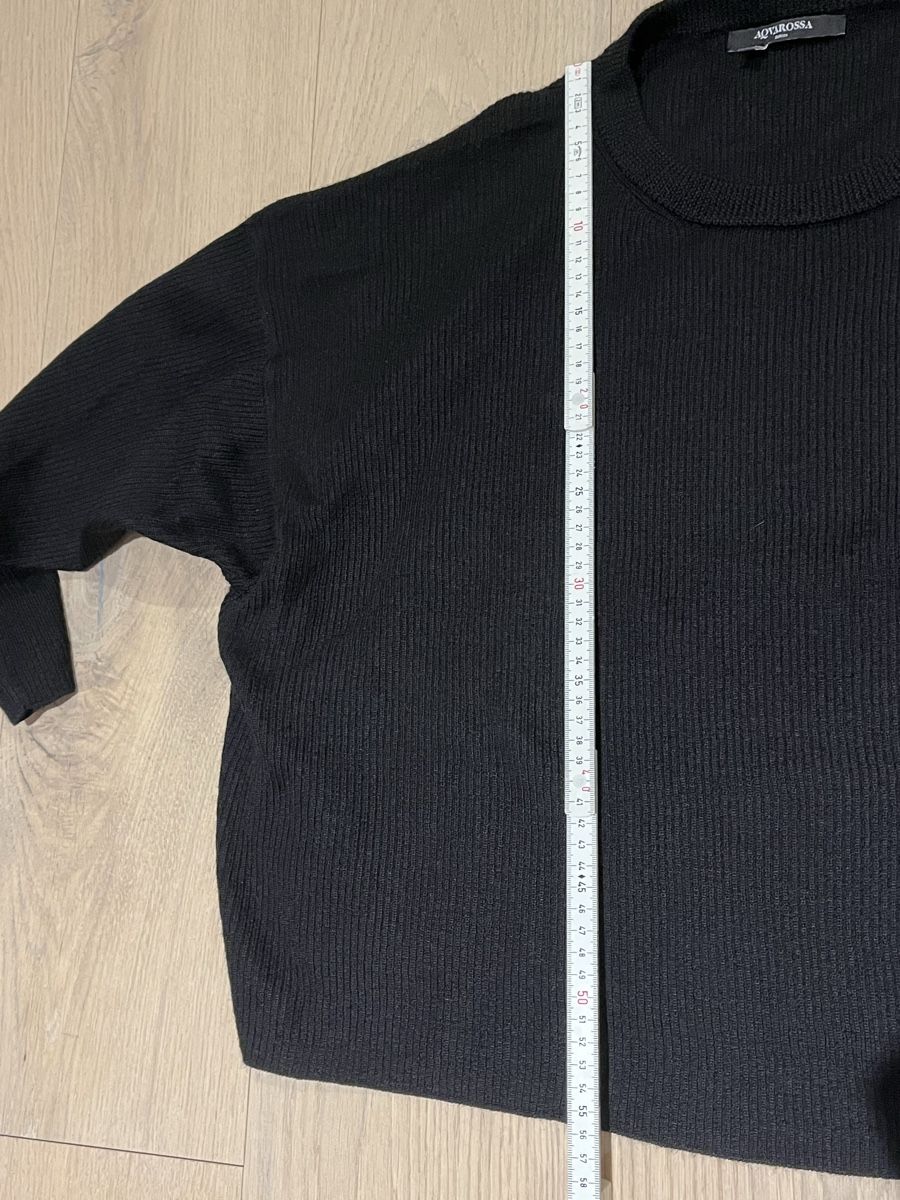 Maglioni & Felpe: Schwarzer AQRoss Pullover, Gr. M/L, 100% Alpaka Wolle – Usato da Schönenberg ZH venduto da mobalux1 5