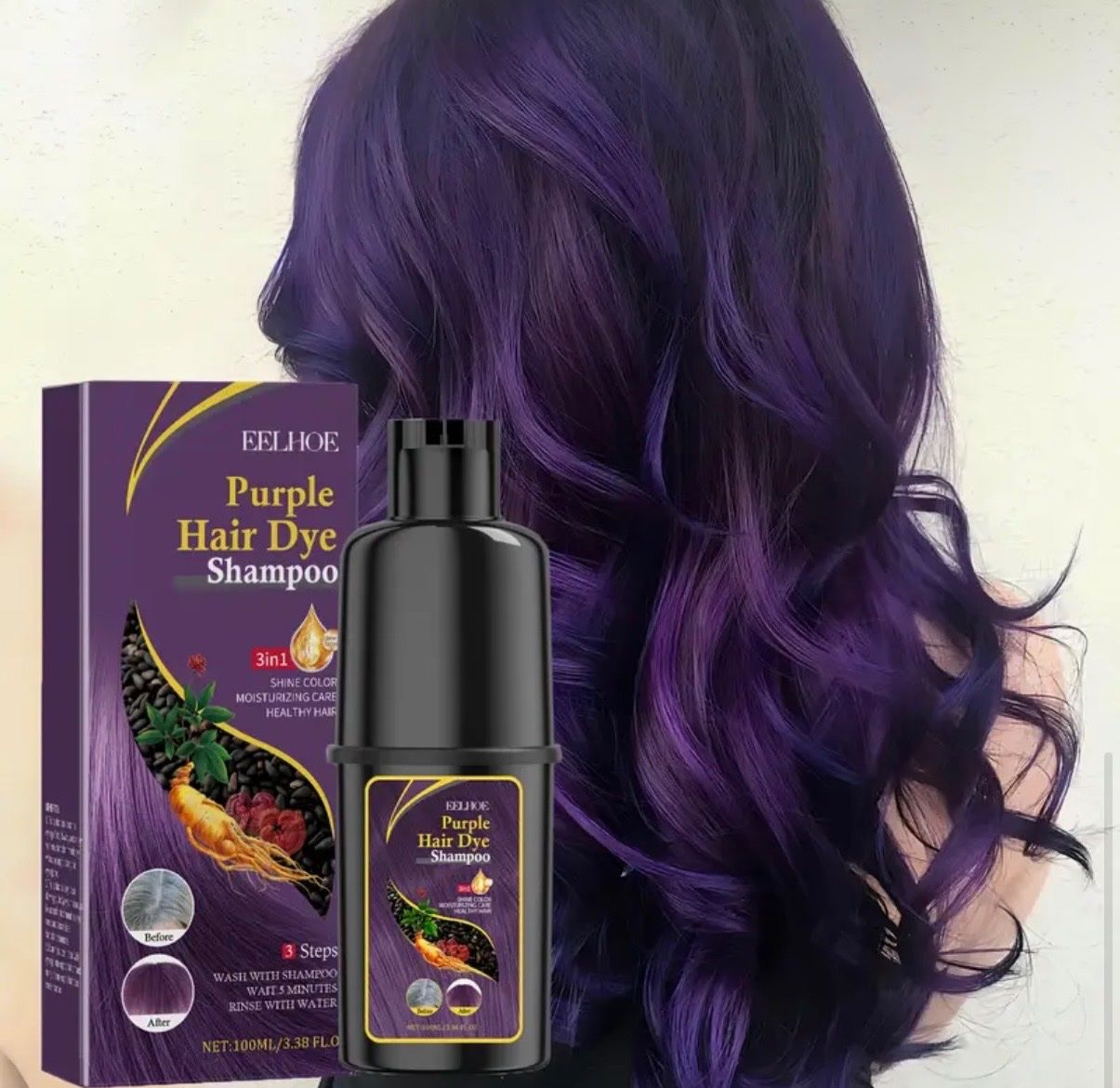 Tinte: Haarfärbendes Lila-Shampoo- Gleichmässige Färbung – Nuovo (secondo la descrizione) da Teufenthal AG venduto da MeineSchatztruhe 1
