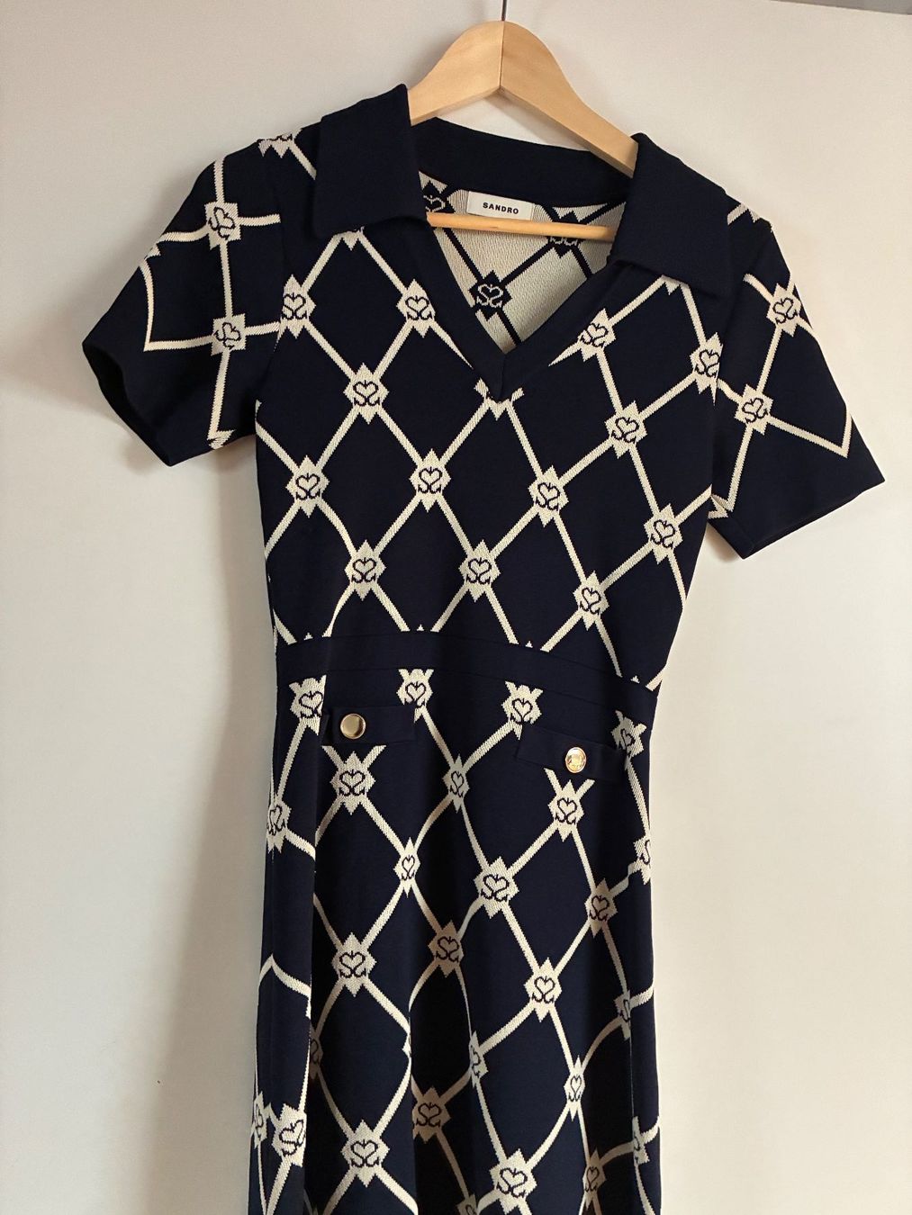 Vestiti: Elegantes kurzarm strickkleid xs – Usato da Veyrier venduto da gnoom74