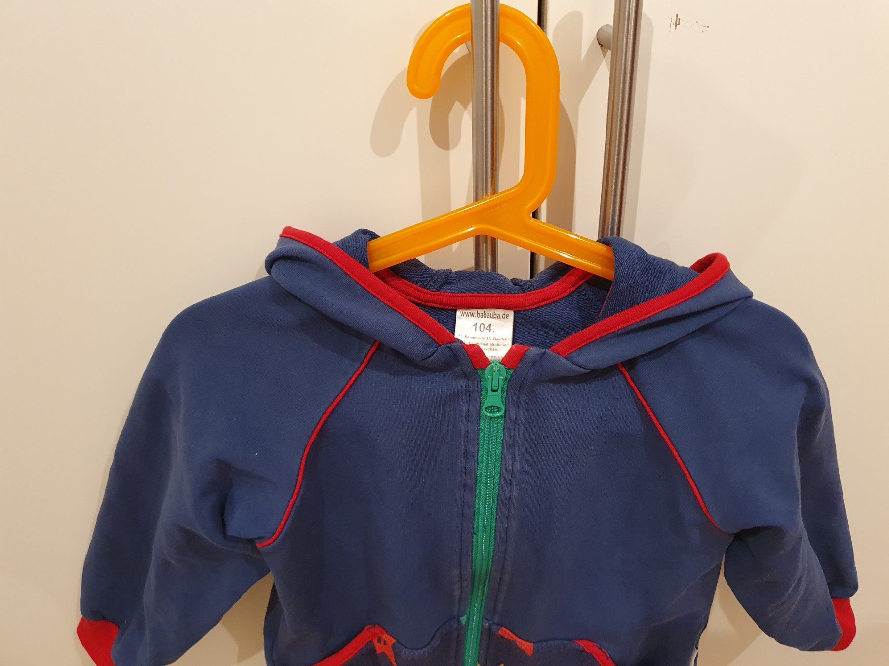 Jacken & Mäntel: Babauba handmade Hoodiejacke, Gr. 104 – Gebraucht aus Heinrichswil von frankie19860 1