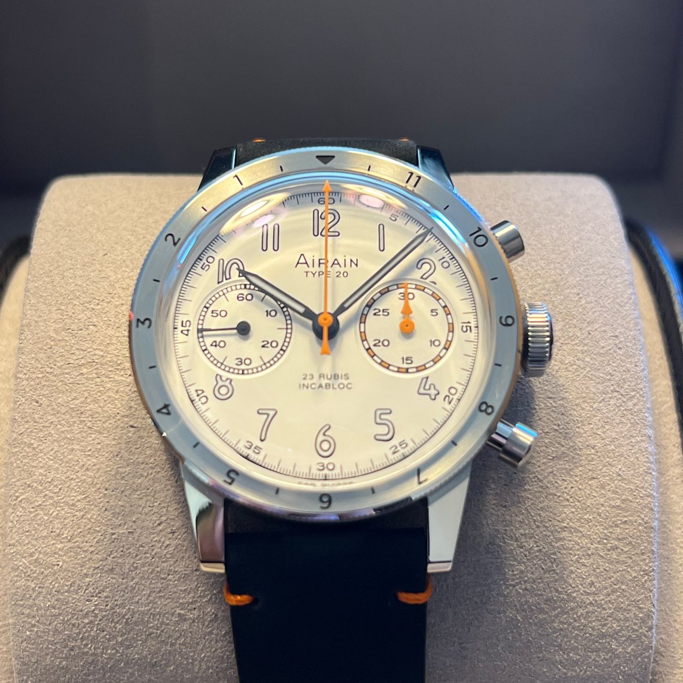 Orologi: Airain Type 20 Ace Chronograph Full Set 428.440 – Usato da Carouge GE venduto da Watchaser