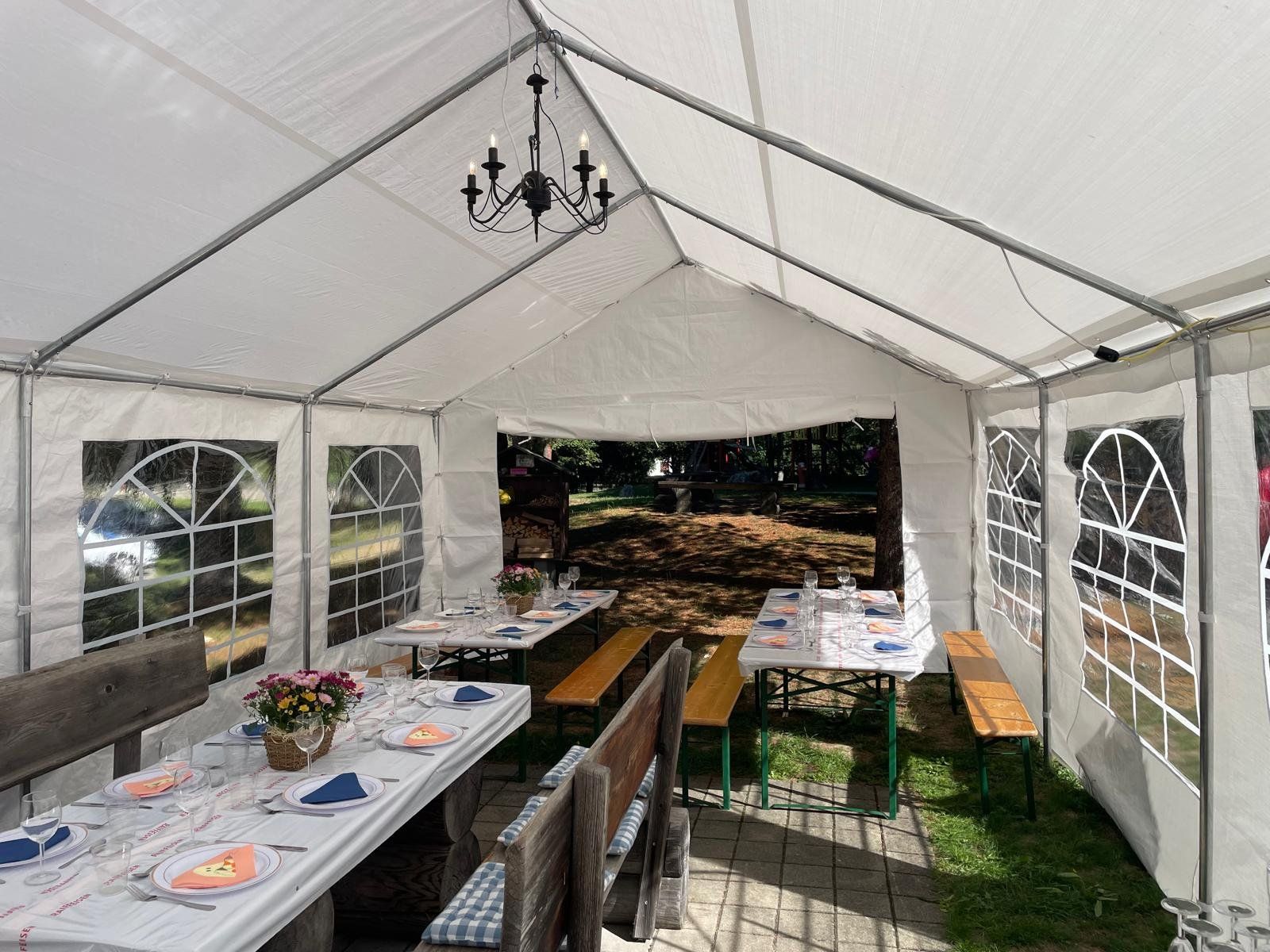 Tende & Padiglioni: Partyzelt 9x4 Meter – Usato da Disentis/Mustér venduto da hpb_8j6t 2