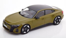Audi RS e-tron GT seit 2021 olive met. / schwarz    1:18