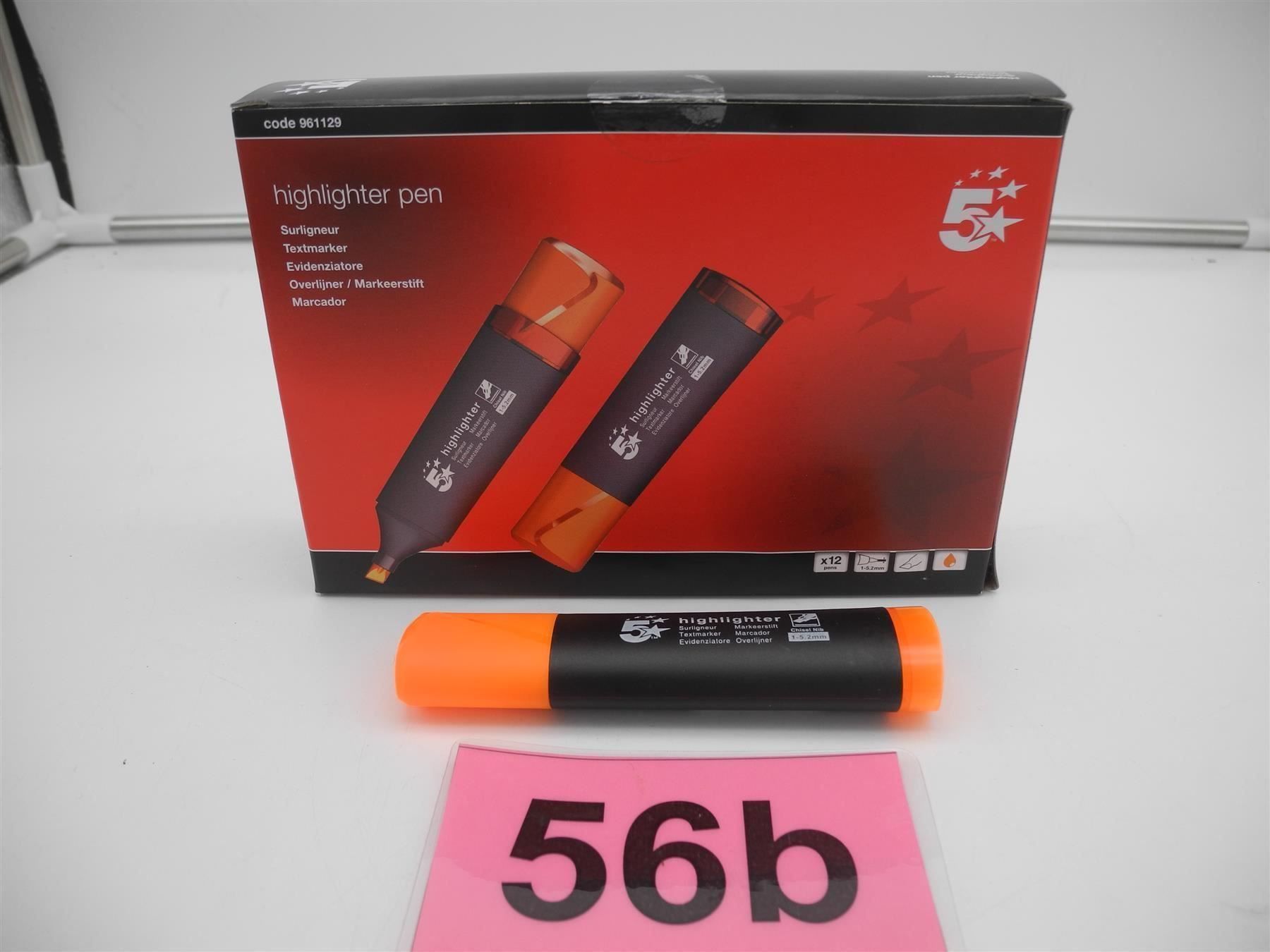 Penna & Evidenziatori: 12 Textmarker Orange, Nr. 56b – Nuovo e nell'imballaggio originale da Kottwil venduto da Crazyrolf 1