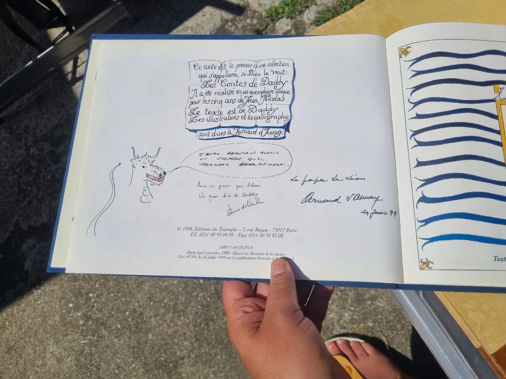 Libri: Livre Leon le Dragon "Les Contes de Daddy"  – Usato da Fribourg venduto da sal_5ln6 5