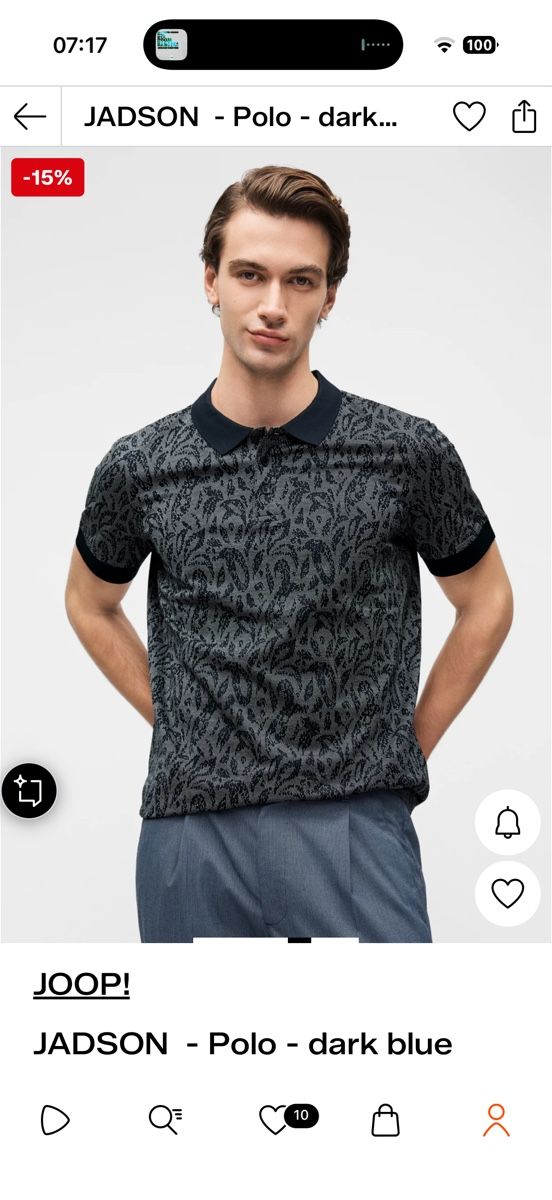 Joop T-shirt: Joop! Jadson Polo Dark Blue – Usato da Münchwilen TG venduto da giu_75tp