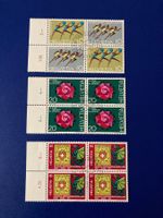 Sondermarken im 4er Block mit ET-Stempel, Nr. 490-495
