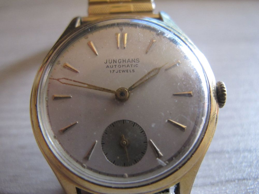 Junghans Automatic 17 Jewels Mit Kleiner Sekunde L uft Herre