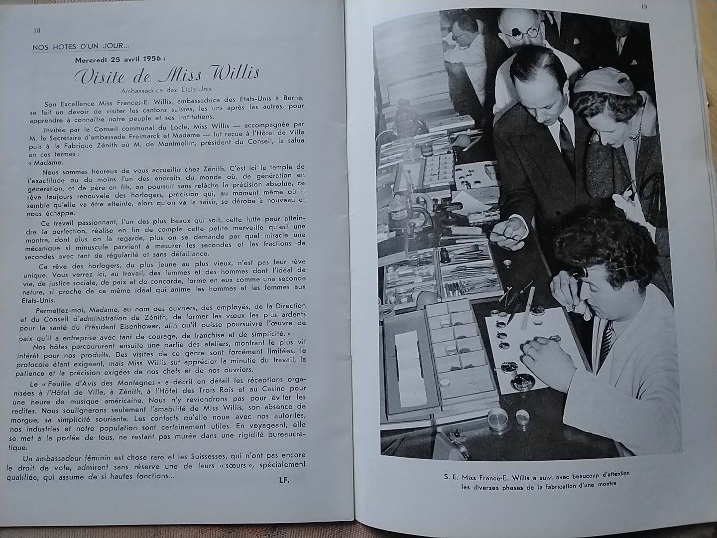 Riviste & Magazine: Zénith Echos Nr.40 1956, Zenith Personal Magazin – Usato da Biel/Bienne venduto da taki25 1