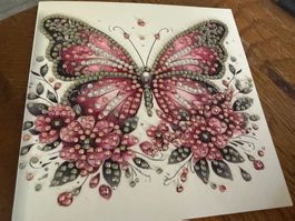 Karte-Grusskarte-Smile everyday-Freunde-Painting-Selfmade