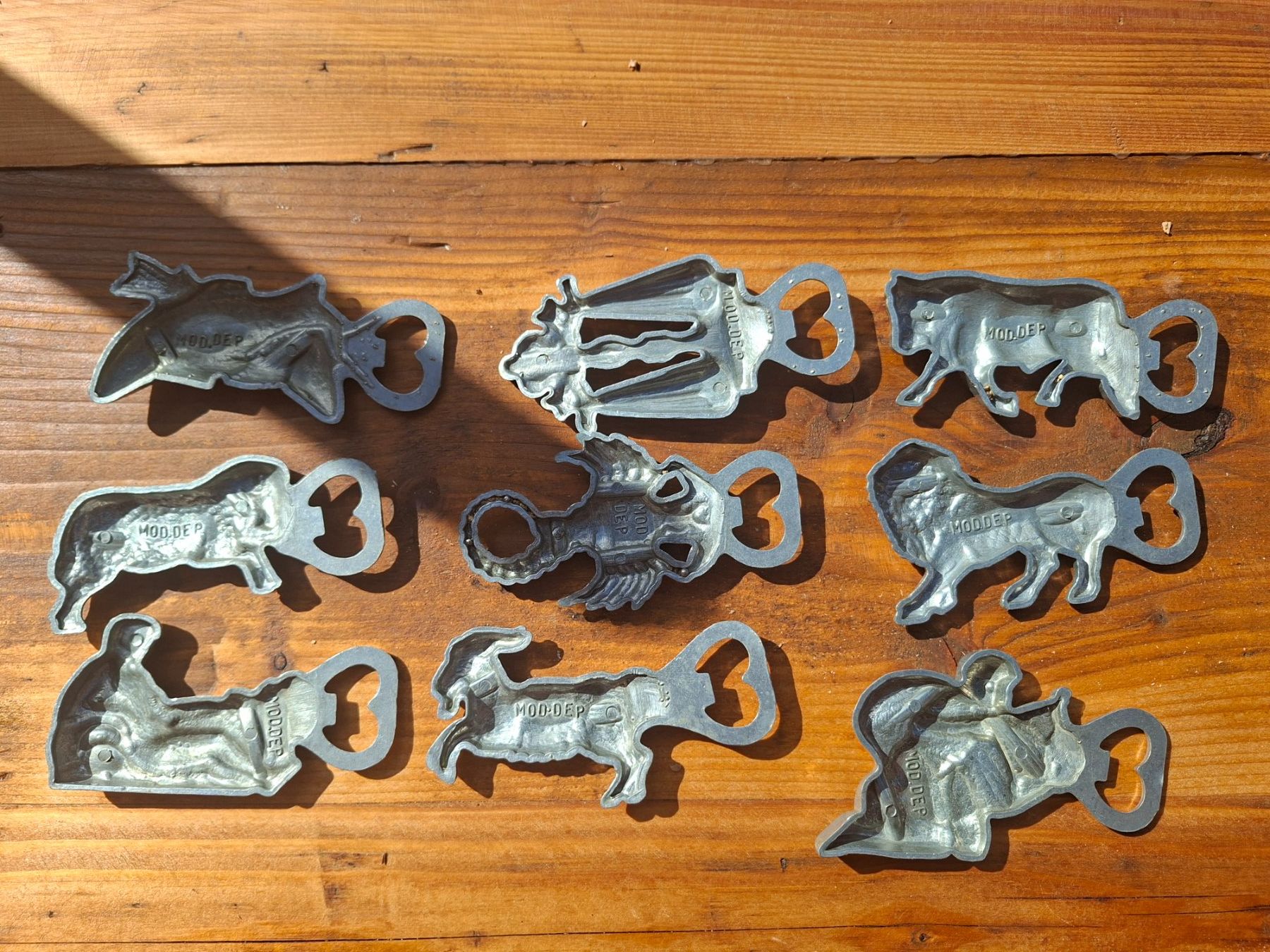 Tutte le decorazioni: 9 Flaschenöffner Sternzeichen Set Metall gebraucht – Usato da Schaffhausen venduto da meteor7 3
