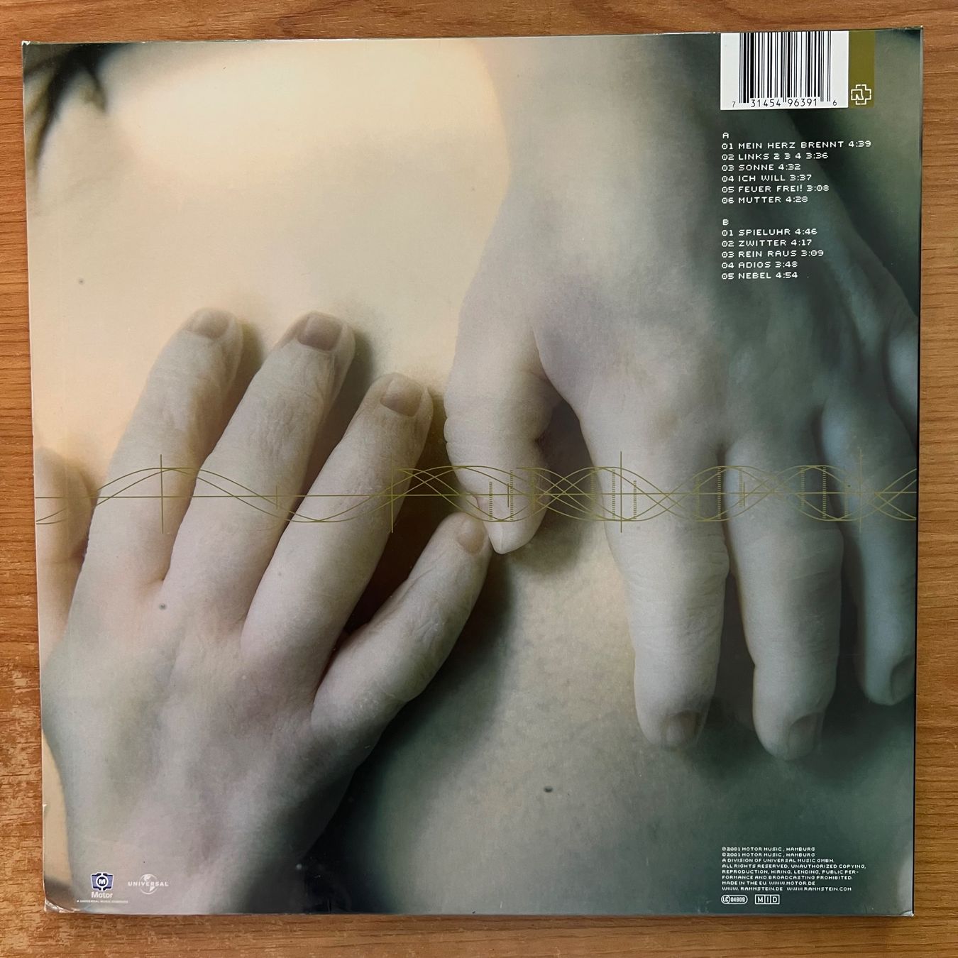 Vinyles: Rammstein - Mutter / 1. EU-Press. 2001 - TOP condition – D'occasion à Gais par soundcave57 4