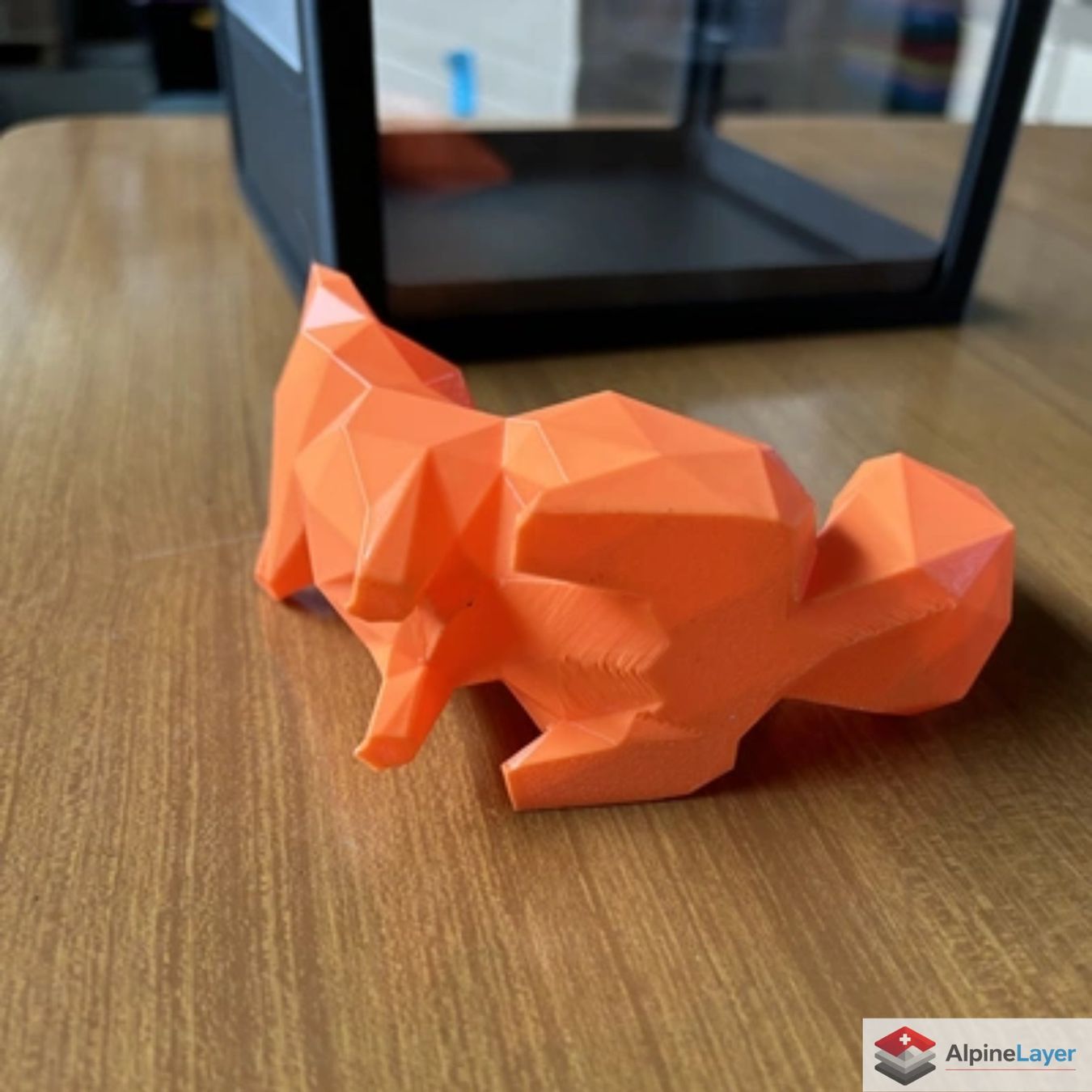Giocattoli: Low Poly Fox 3D Printed Figure – Orange Desk Decor – Nuovo (secondo la descrizione) da Losone venduto da AlpineLayer 3
