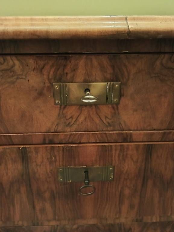 Cassettiere: Wunderschöne originale Biedermeier-Kommode Nussbaum ca. 1850 – Usato da Schlieren venduto da jan_9mgs 2
