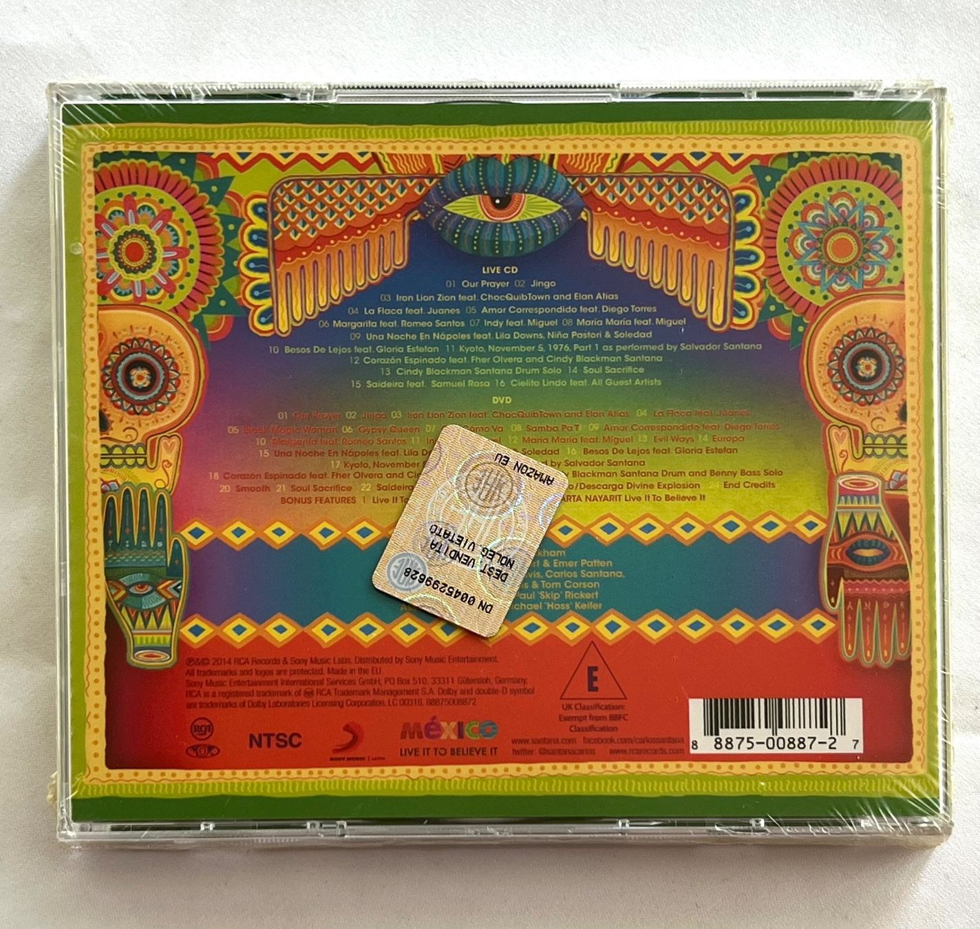CD: Santana - Corazon , Live From Mexico / CD + DVD, OVP – Nuovo e nell'imballaggio originale da Schaffhausen venduto da Mond689 1