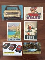 12 Ansichtskarten Schweiz diverse Automobile 