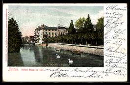 AK Zürich, Hotel Baur au Lac