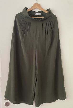 Mango Hose Olivgrün Grösse 36