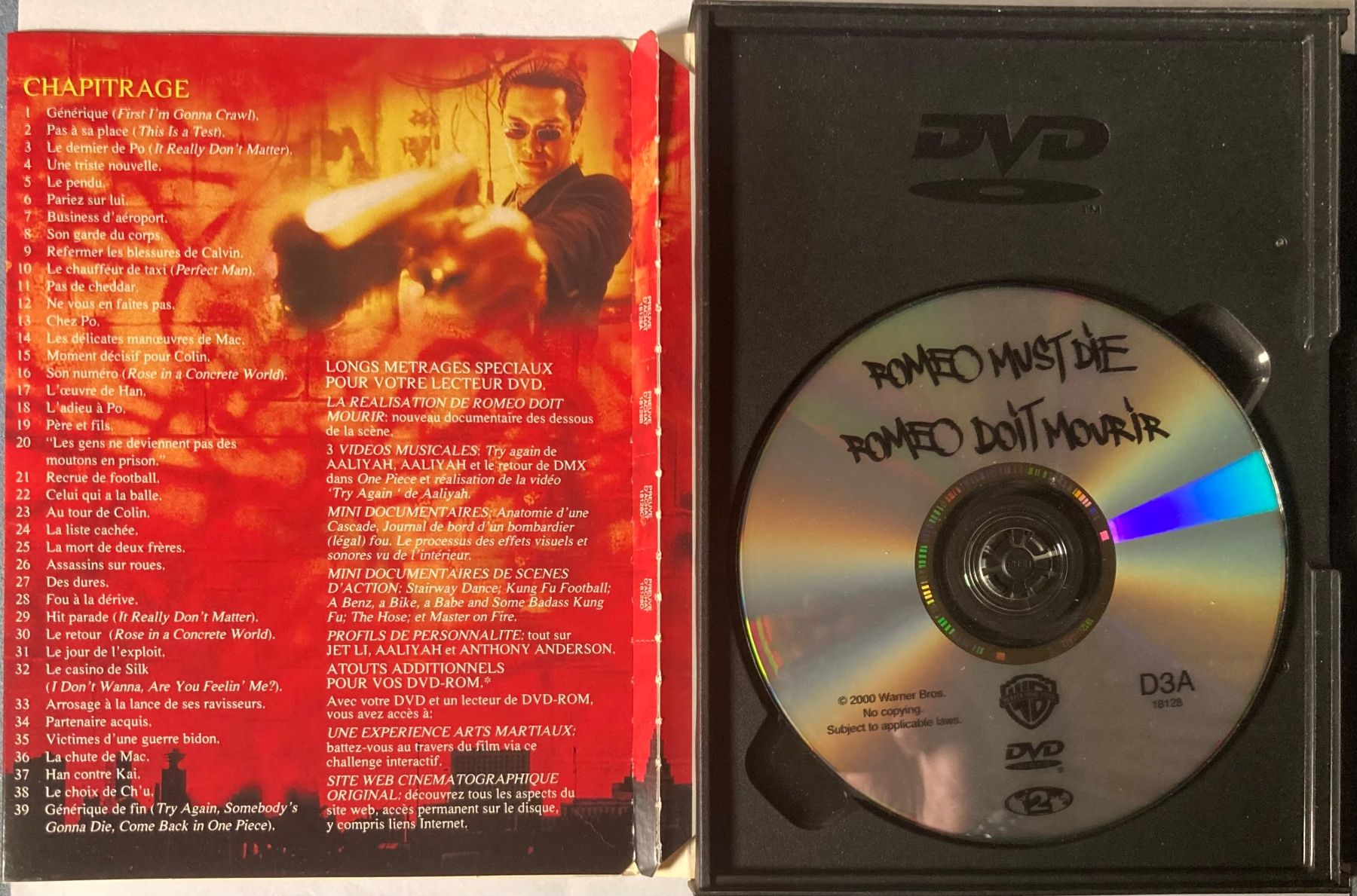 Tutti i DVDs: JET LI / AALIYAH - ROMEO DOIT MOURIR – Usato da Poliez-Pittet venduto da Newtown-Records 2