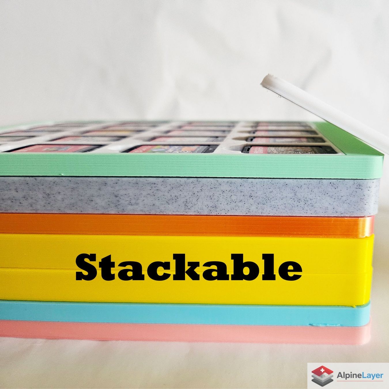 Racks & Ständer: Nintendo Cartridge Holder Bundle Stackable Set – Neu (gemäss Beschreibung) aus Losone von AlpineLayer 5