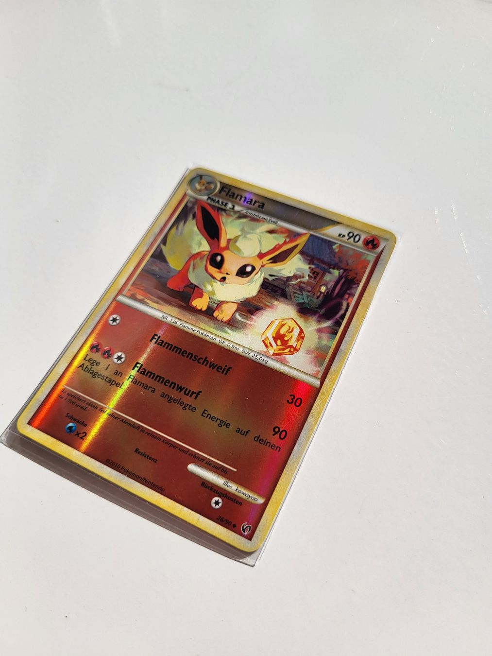 Pokémon Sammelbilder & Trading cards: Flamara / Flareon (Undaunted 26/90) reverse Holo – Gebraucht aus Erlenbach ZH von ram_mjn5 1