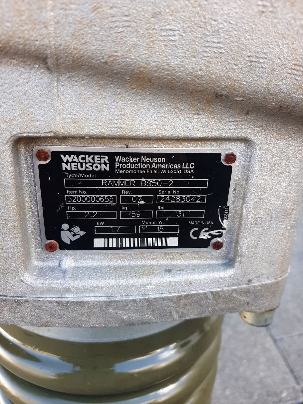 Wacker Neuson Tutte le macchine: Grabenstampfer Rammer Wacker Neuson – Usato da Rain venduto da Kleinmoto 5