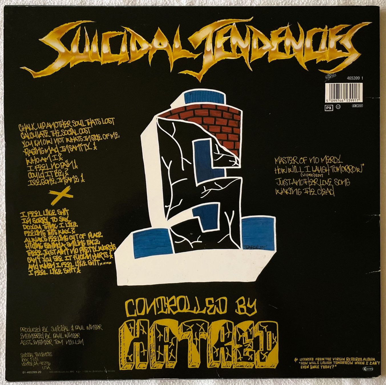Schallplatten: Suicidal Tendencies – Controlled By Hatred - LP - 1989 – Gebraucht aus Uster von Zardodel 1