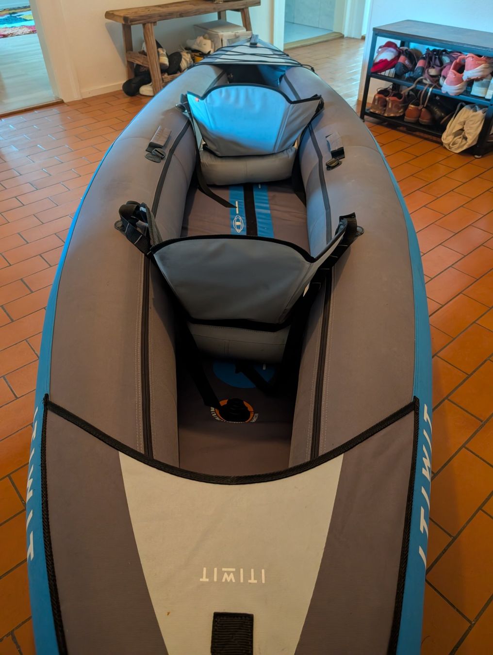 Decathlon Barche: ITIWIT inflatable kayak for 2 people – Usato da Zürich venduto da deb_n55g 4
