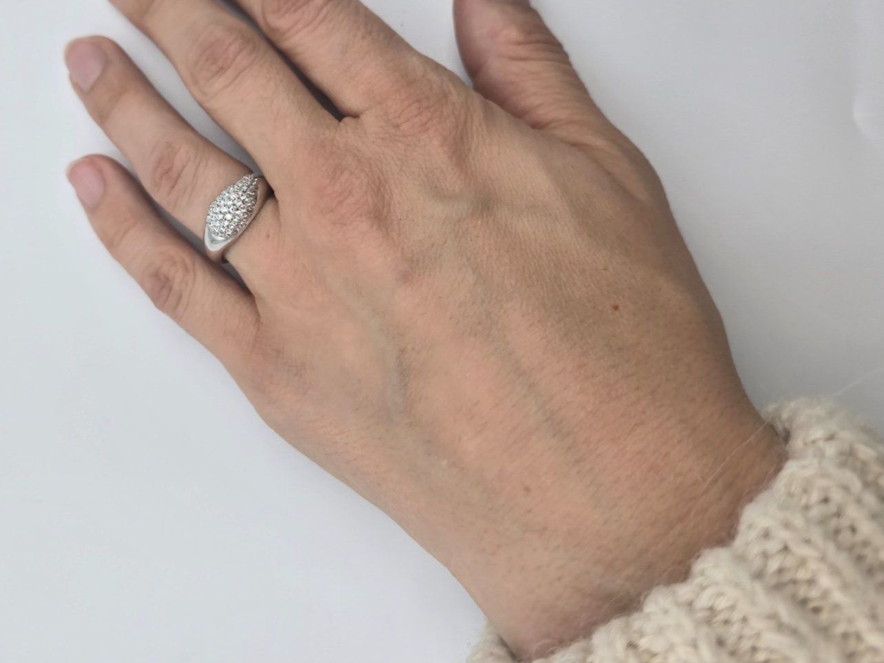 Anelli: Ring Silber 925 Zirkonia Gr. 52 – Nuovo e nell'imballaggio originale da Zug venduto da gold.schmuck 1