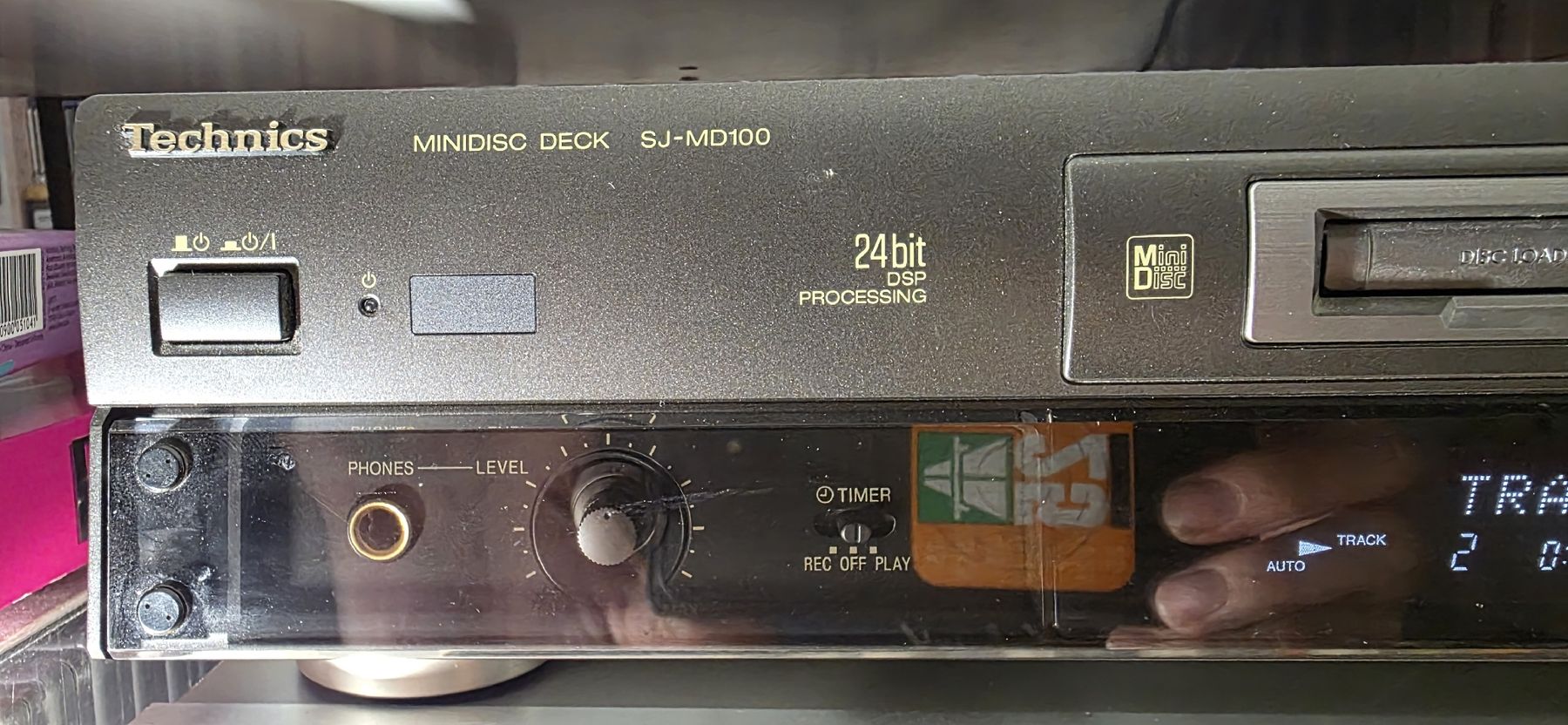 Technics Registratori: Minidisc Deck Technics SJ-MD100 avec tlécommande. – Usato da Pully venduto da Abba70 1