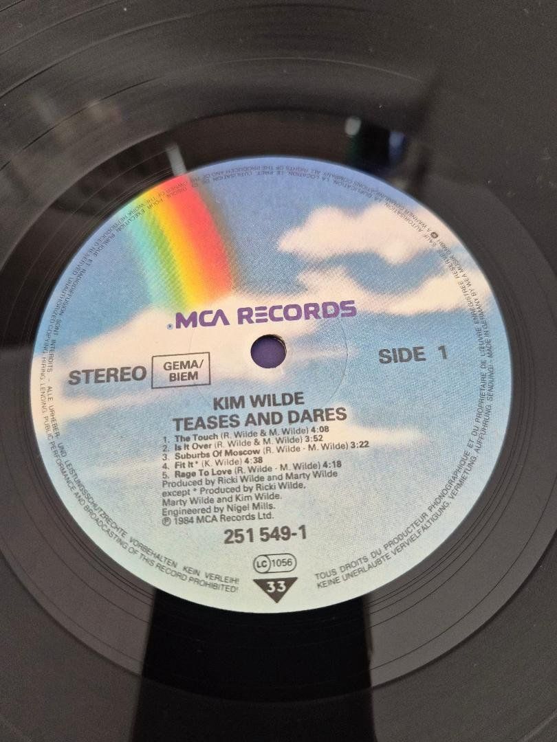Dischi in vinile: Schallplatte / LP Kim Wilde "Teases & Dares" 1984 – Usato da Dielsdorf venduto da Haesi0 3