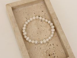 Bracelet made of freshwaterpearls / Süsswasserperlen Armband
