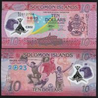 Solomon Islands 10 Dollars UNC 2023 Commemorative