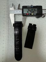 PANERAI* LEDERARMBAND *SCHWARZ * 24 mm