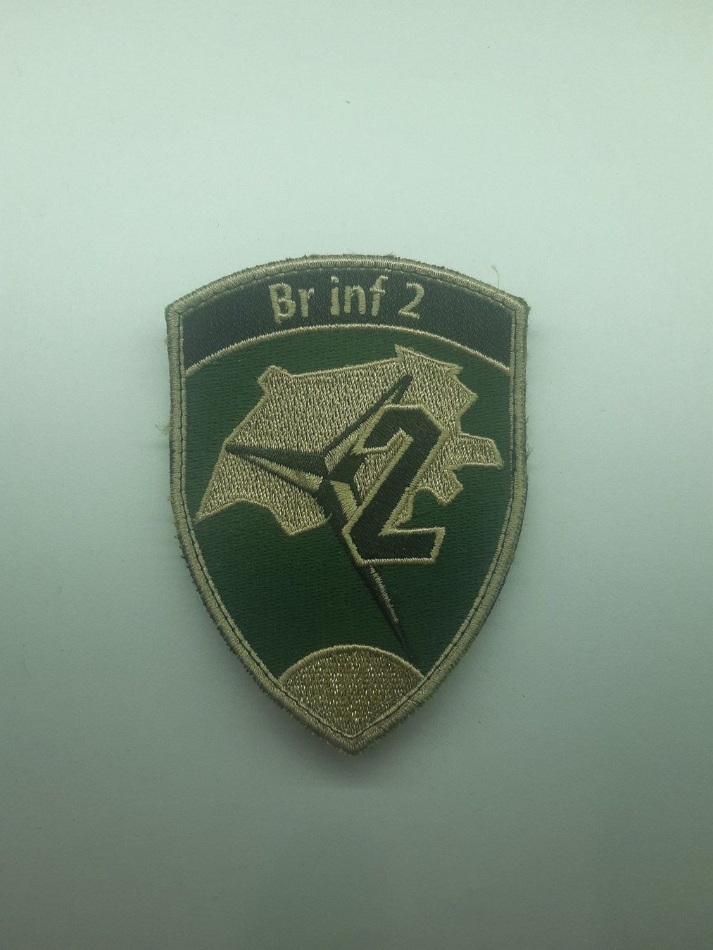 Schweizer Armee Placchette & Badge: BADGE ECUSSON MILITAIRE SUISSE BR INF 2 – Nuovo (secondo la descrizione) da Domdidier venduto da baumeyer-seb