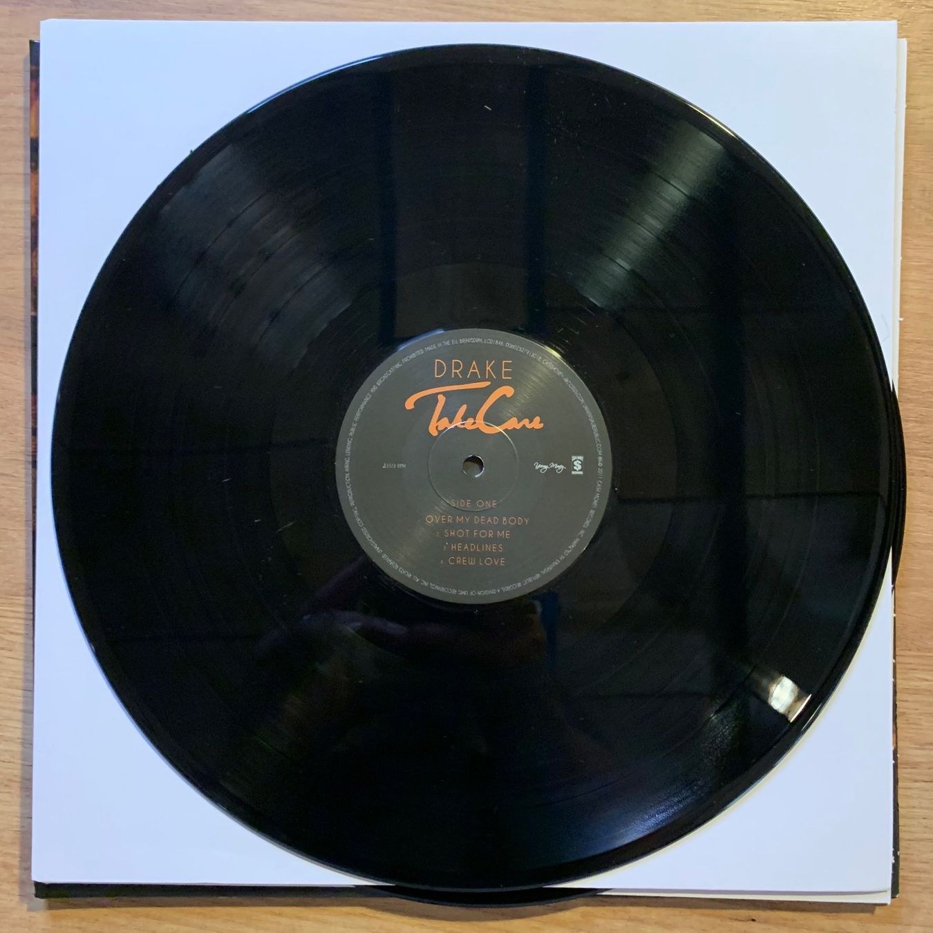 Dischi in vinile: DRAKE - TAKE CARE...RE EU 2021...EX/EX – Usato da Gals venduto da Diskopatshop 4