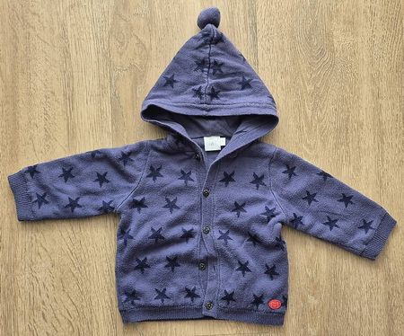 Puli / Jacke Gr. 62 mit Zipfel-Kapuze