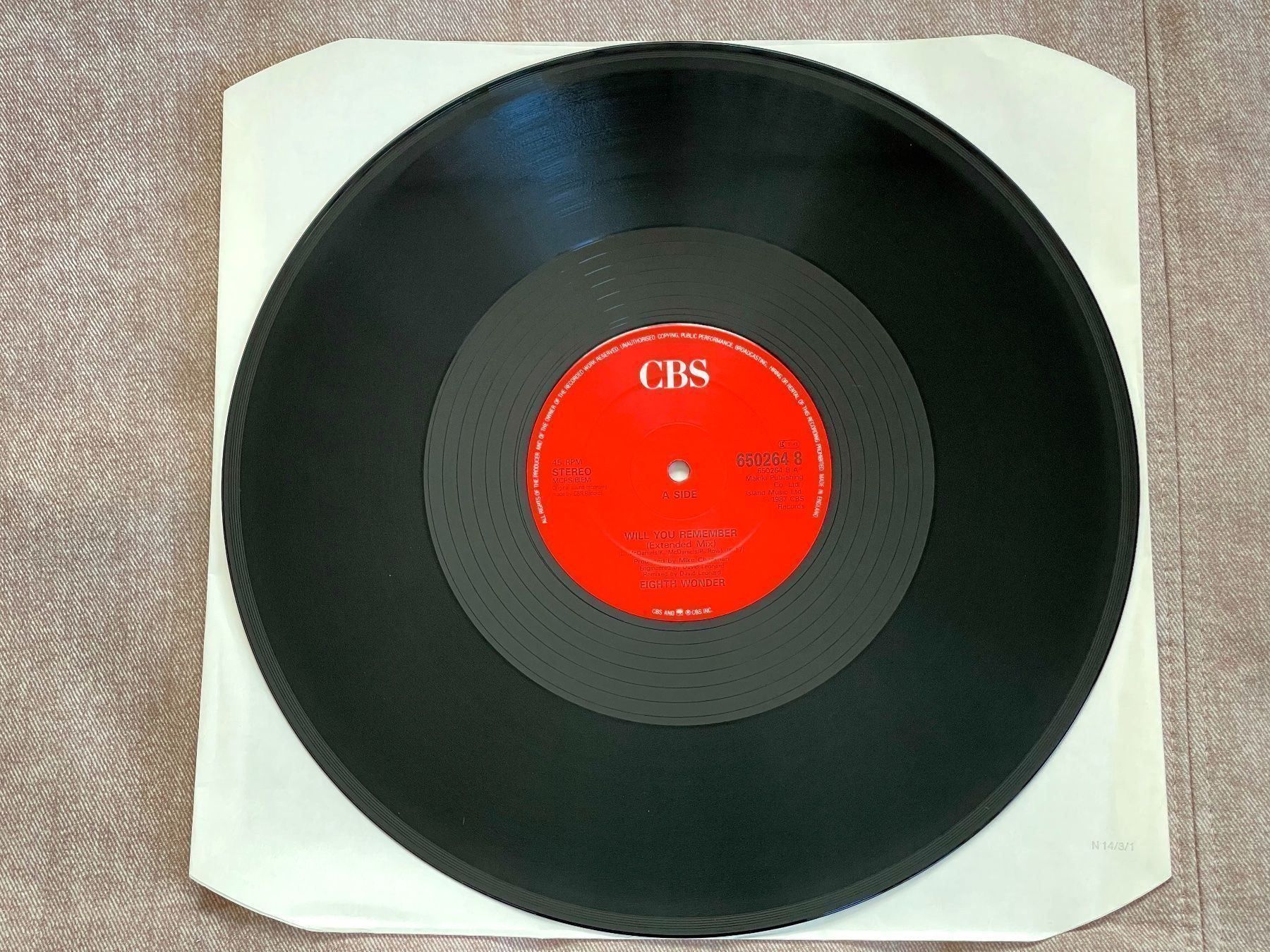 Dischi in vinile: Eighth Wonder Will You Remember 12" vinyl Maxi Single Poster – Usato da Aarau venduto da 80sAngel 5