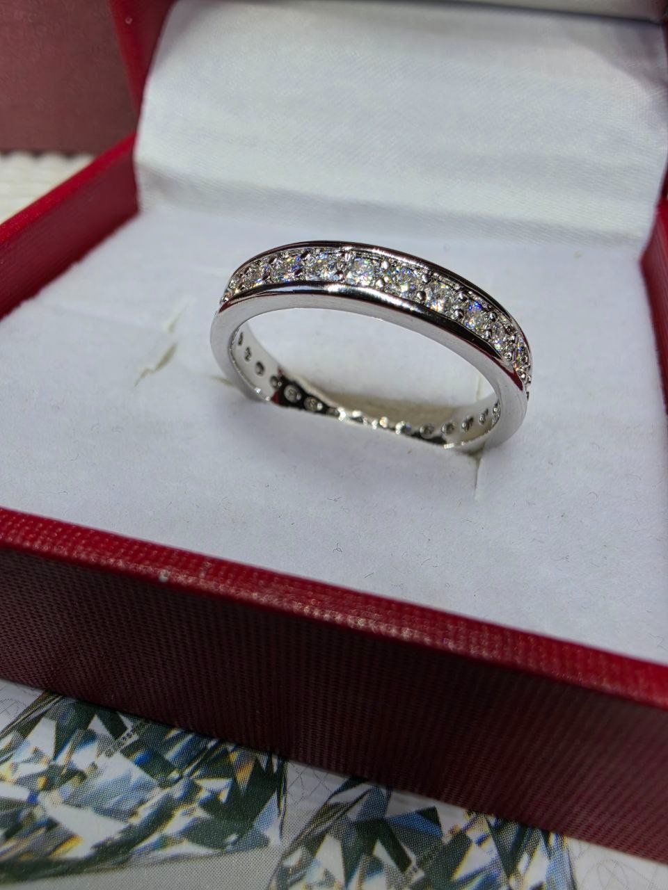 Anelli: Bague argent avec diamants de moissanite certifiés GRA – Nuovo e nell'imballaggio originale da Reconvilier venduto da Tsma67 8