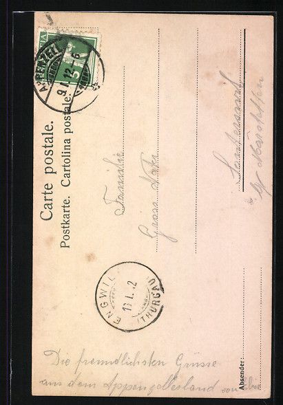 Cartes postales: Freches Mädchen in Appenzeller Tracht – D'occasion à Berlin par bartko-reher 1