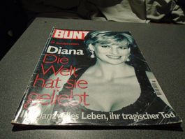 Bunte Heft 37, 4.9.197, Diana, Die Welt hat sie geliebt