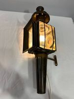 Vintage Wandleuchte im Kutschenlaternen Stil, ca. 1950er
